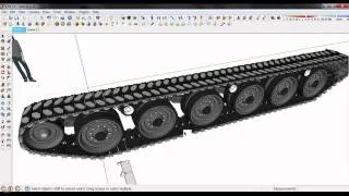 tank track tutorial with sketchup (basic)