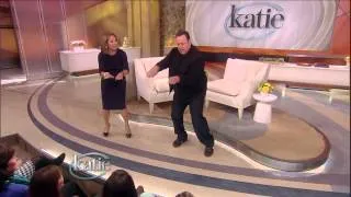 Kevin James Teaches Katie His Moves