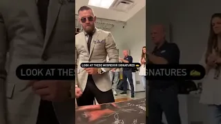 Conor McGregor has the worst signature of all-time 😂