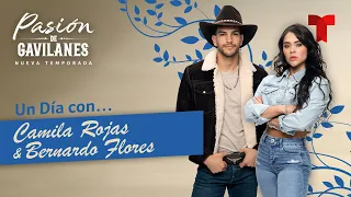 Un Día con Bernardo Flores y Camila Rojas | Pasión de Gavilanes nueva temporada | Telemundo