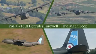 RAF C-130J Hercules Farewell | The Mach Loop