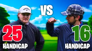 What 16 vs 25 Handicap Golf Looks like (Every Shot)