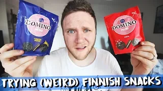 Trying WEIRD (and wonderful) FINNISH snacks