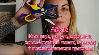 ASMR: триггеры, которые мне нравятся (ножницы, радуга, меховушка). Плюс психологическое послание