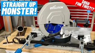 This Saw Is Legit  ||  Evolution S355MCS Miter Chop Saw  || Full Review