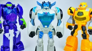 TRANSFORMERS RESCUE BOTS GIANT QUICKSHADOW FULL COLLECTION BLURR BUMBLEBEE HEATWAVE CHASE