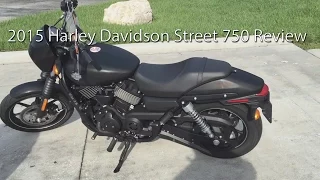 2015 Harley Davidson Street 750 Motorcycle Review