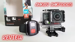 Amkov AMK7000S 4K WiFi Action Camera REVIEW & Sample Footage