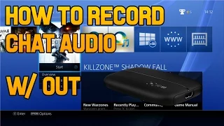 How To Record Chat Audio Directly From PS4 - No Capture Card Required