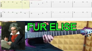 Fur Elise - (Per Elisa) - Ludwig Van Beethoven - Guitar Tab - Classic Reloaded 6B