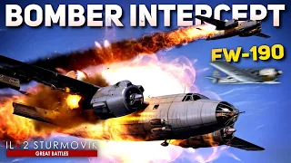 FW-190-A8 | Intercepting B-26 Marauders Over Rotterdam | Il-2 Great Battles VR | Oculus Quest 2