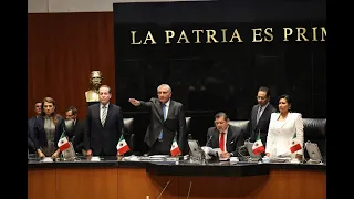 Comparecencia del secretario de Gobernación, Adán Augusto López, en el Senado de la República.