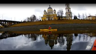 Байдарка Вега 1У. Первый спуск на воду.