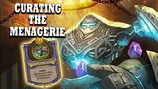 Curating the Menagerie! The Curator Hearthstone Battlegrounds Gameplay