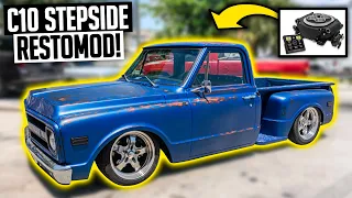Fixing Everything Wrong with this 1970 C10 Stepside! - Bagged Chevy Truck Restomod