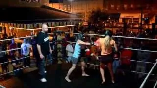 6.26.2014 SYDNEY vs HANNAH at TOEDO'S MAINSTREET BAR/GRILL & FOXY BOXING