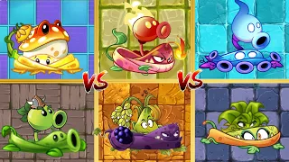 Pvz 2 Gameplay | All Vine Plants And The Same Type Of Plant Challenge - Which Team Plant Will Win?