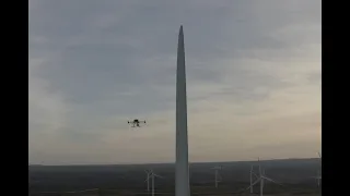 Inspección eolica con dron, BFDRON