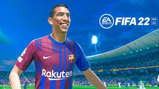 FIFA 22 PS5 | Barcelona Vs PSG Ft. Di Maria, Nkunku, Lewandowski, | UEFA Champions League | 4K