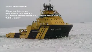 Brage Viking Ice trials - Viking Supply Ships