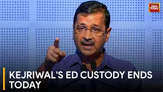 Kejriwal's Custody Ends Today: AAP Headquarters Buzzing With Anticipation | Kejriwal Arrest News