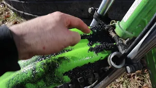 How to remove spray paint from dirt bike plastics.