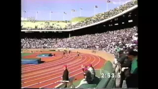 1996 Penn Relays High School 4x400m with Obea Moore