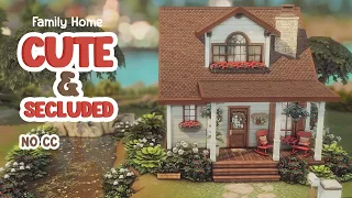 Cute & Secluded Family Home ❤️ Sims 4 Speed Build