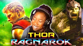 watching *THOR RAGNAROK* for the first time!