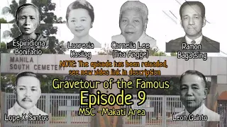 Gravetour of the Famous E09 | see reloaded video link in description below | Manila South Cemetery