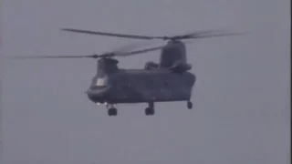 Military Helicopter | Chinook Helicopter | Flypast | 1980's