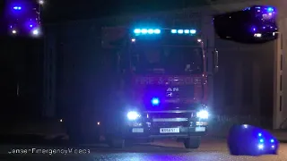 *RARE* Northamptonshire Fire and Rescue - High Volume Pump Responding with TWO TONES