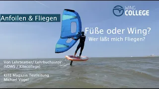 Wingcollege Tipps & Tricks zur Fußstellung #Wingfoilen I Wingsurfen lernen mit Technik