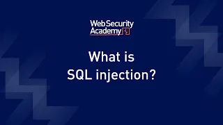 What is SQL injection? - Web Security Academy