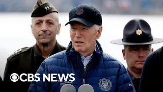 Biden speaks in Baltimore after touring bridge collapse damage | full video