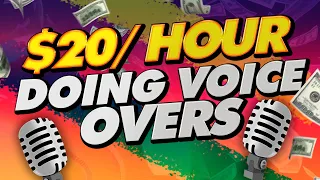 $20 Per Hour! How to Make Money Doing Voice Overs in 2020