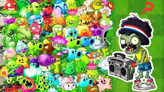 New & Old Plants Vs Team Boombox Zombies - PvZ 2