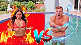 HOT VS COLD POOL CHALLENGE!