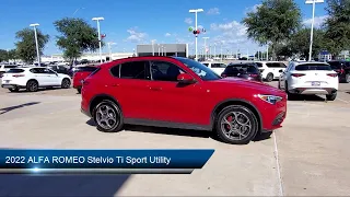 2022 ALFA ROMEO Stelvio Ti Sport Utility Fort Worth  Dallas  Arlington  Mansfield  Plano