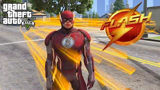 GTA 5 The Flash Mod | Playing as The Flash | How To Install The Flash Mod GTA V (PC)