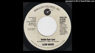 Leon Ware - Inside Your Love (1979)