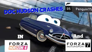 Doc Hudson Crashes IN FORZA HORIZON 4 AND FORZA MOTORSPORT 7