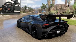 Lamborghini Super Trofeo Evo 2 | Forza Horizon 5 | Logitech g29 gameplay #fh5 #steeringwheel