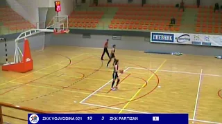 1ZLS 9 Vojvodina 021 - Partizan 1953 80:64 2020/2021