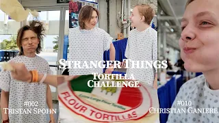 Stranger Things Season 4 Tortilla Challenge between #010 Christian Ganiere and #002 Tristan Spohn