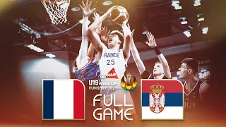 QUARTER-FINALS: France v Serbia | Full Basketball Game | FIBA U19 Basketball World Cup 2023