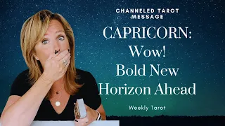 CAPRICORN : WOW, New Bold Horizons | Weekly July 2023 Zodiac Tarot Reading