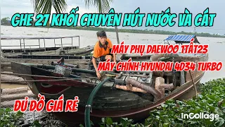 Bán Ghe 27 Khối Daewoo 6 1tất23 Máy Chạy Hyundai 4d34 Turbo Bơm Hút Nước Hoặc Cát 0923,5555,97 Tâm