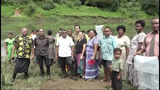 Fijian Minister for Waterways officiates at the World Rivers Day Celebration