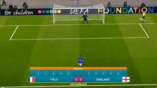 ITALY vs ENGLAND - Penalty Shootout - Final EURO 2020 HD - PES 2021